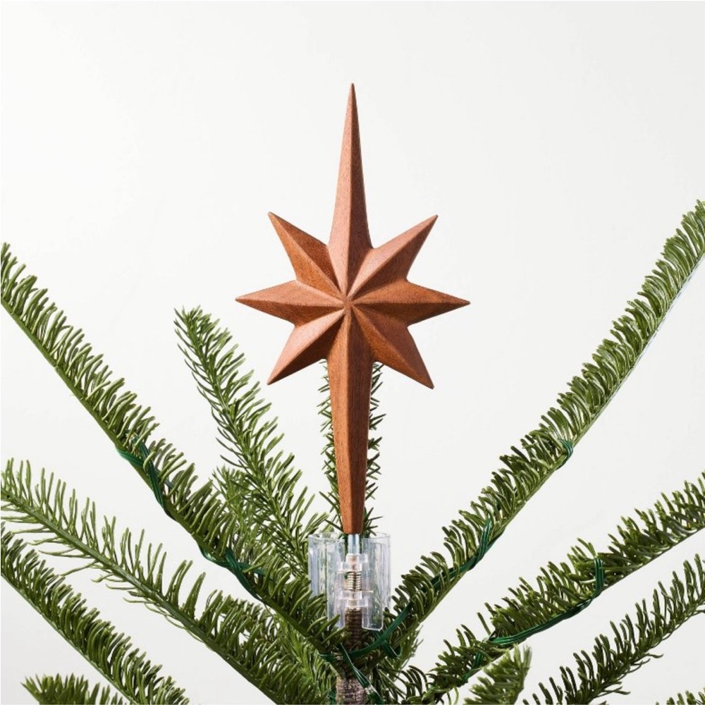 13.5-Inch Wood Star Tree
Topper - Hearth & Hand™ with Magnolia